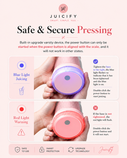 Juicify™ Portable Blender – Rechargeable Fruit Juicer Cup